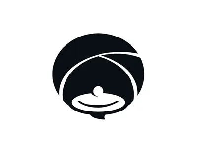 Rfanti Logo Mono afanti avatar bw china identity logo rfanti vi