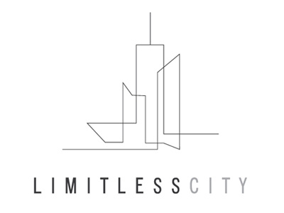 Limitless City Logo abstract brand branding building city corporate corporate identity design graphic design icon identity logo logo design minimal monochrome skyscraper symbol urban