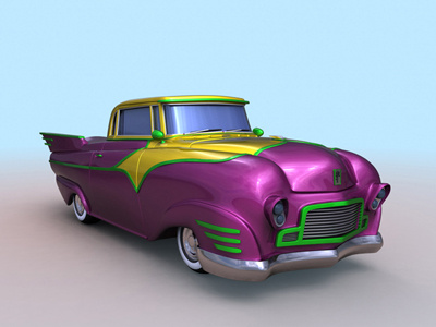 Car maya mental ray