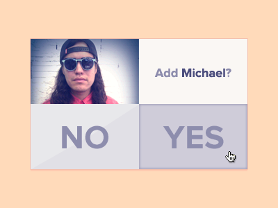 Addedyou add app interface request social uiux ux window