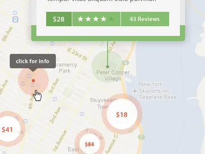 Map Data Visualisation data flat design google maps googlemaps map map data map marker map markers map prices map rating map ratings map zoo map zoom maps