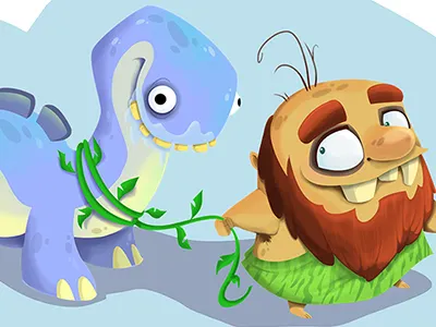 O.G. Caveman art game orginal