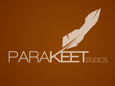 Parakeet Studios logo game logo studio