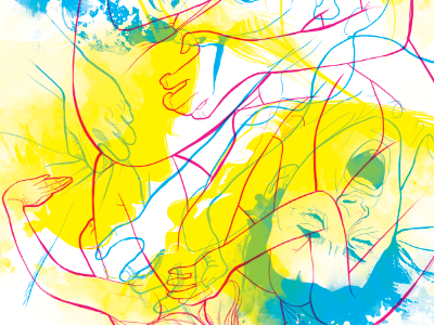 Final Artwork detail cmyk illustration ladies