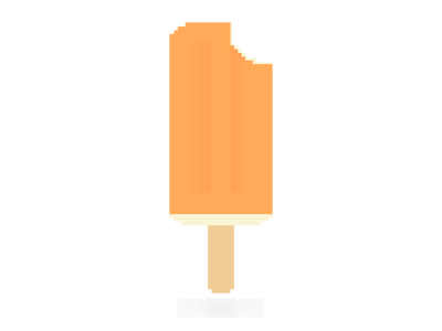 National Creamsicle Day 8 bit 8 bit bounce cold creamsicle dairy detail float food gif ice cream lick orange pixel shadow stick treat vanilla