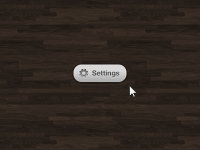 Clean Button animated button clean interface photoshop press push rebound settings ui wood