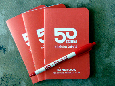 50 BUILT HANDBOOK 50 built handbook made in usa pen