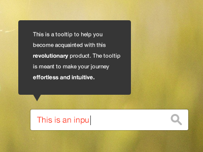 Tooltip Element for Social.me contrast dark search tooltip ui