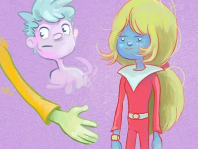 Dooodle 3 character design photoshop