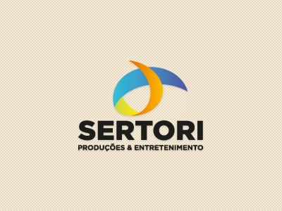 Sertori blue brand brasil brazil color colorful curves entertainment eventos green identidade de marca identidade visual identity lines logo logotype orange production produções sertori visual identity