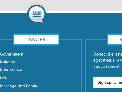 Chat Footer 2v blue brand aid footer patriotic website