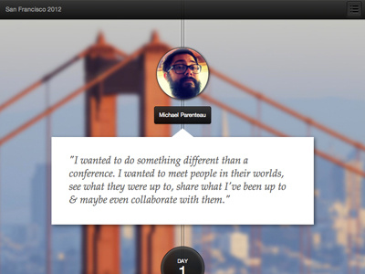 Journey To Sf 7 days dropbox github golden gate bridge heroku people san francisco storenvy story uservoice