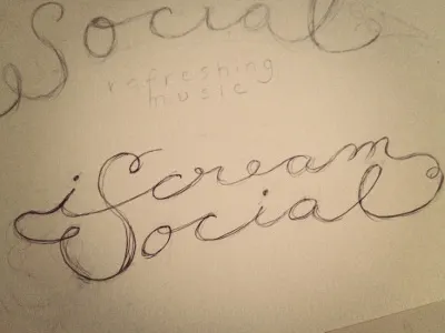 Band Name, take one drawing hand lettering lettering sketch sketchbook typography