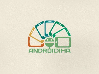 ANDROIDIHA (v2) 1ta android brand hossein yektapour logo mark site