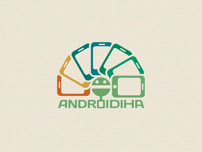 ANDROIDIHA (v2) 1ta android brand hossein yektapour logo mark site