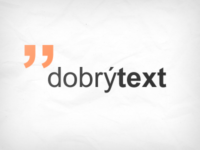 Dobrý text - logotype content strategy copy copywriting logotype