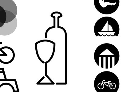 Vortex Iconset biking historical icons sailing vortex wine