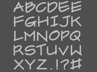 Gayle V1 font sketch type design typeface