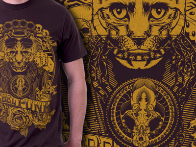 Rebel Punk Tshirt design skull tshirt vector