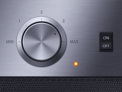 Metal Knob knob metal onoff panel
