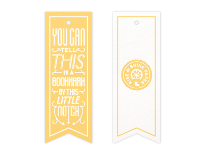 Bookmarks bookmark design illustration letterpress type typography