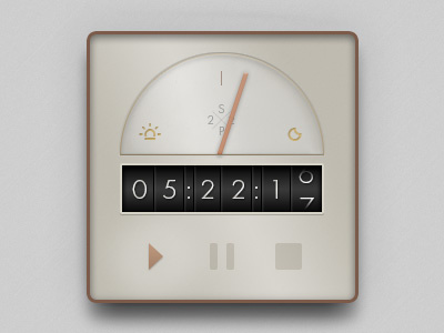 Timetracker retro time tracker widget