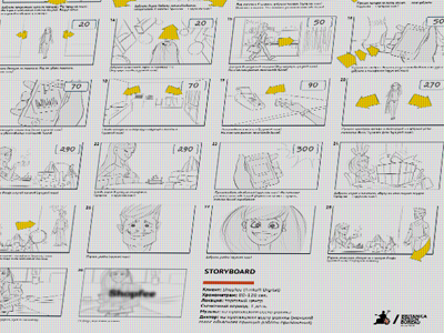 Tinkoff digital storyboard clip storyboard