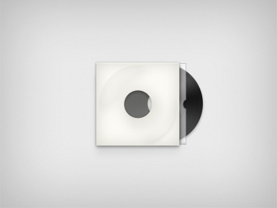 White Label Vinyl album music record vinyl white label