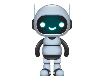 Roboto 2 character design illustration robot vector