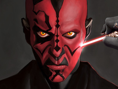 Maul darth maul digital painting illustration jedi sci fi science fiction sith star wars tattoo