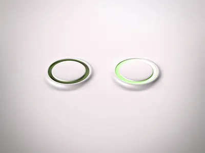 Simple Switch 3d button c4d cg clean glow led switch vray