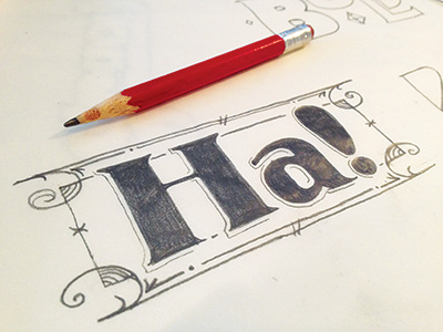 I laugh in your general direction design ha letter letters type typography