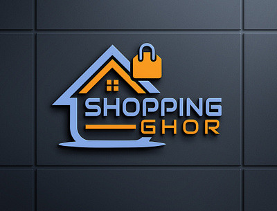 Shopping Ghor LogoDesign || ASDESIGNTEAM branding design graphic design illustration logo typography vector