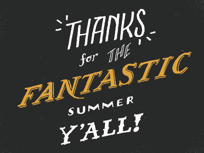 Thanks! card lettering thanks typography