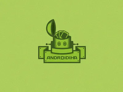 Androidiha(v5) 1ta android brand hossein yektapour logo mark site