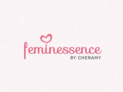 Feminessence collateral illustration logo marketing promo shapes