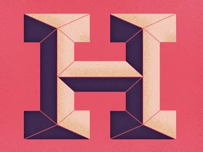 Alphabout - H alphabout h lettering texture typography