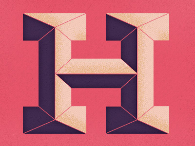 Alphabout - H alphabout h lettering texture typography