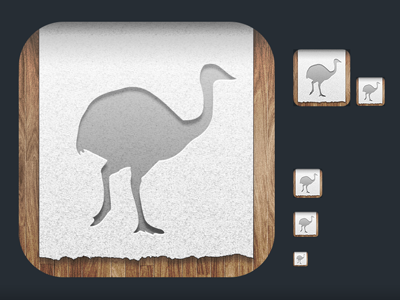 iPhone Icon App design icon iphone ui ux wood