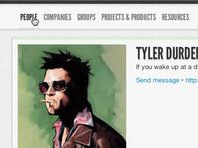 UI dull cream gothic green league gothic lightgrey linen minimal ui textile ui vintage