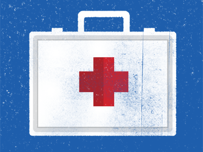 First Aid Kit first aid kit help! medical red cross