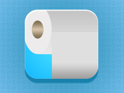 Nearest Toilet App Icon android app application icon ios iphone mobile toilet toilet paper wc