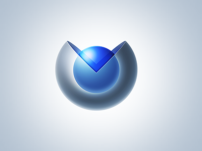 Glass Spheres glass icon logo mark sphere