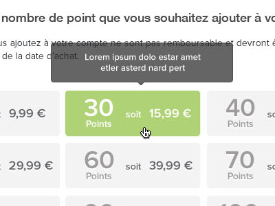 Fulltook - Buying process ui webdesign