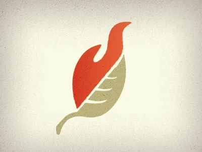 Nature Symbol fire flame leaf nature