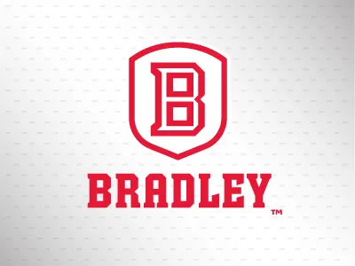 Bradley University athletic basketball bradley college crest shield sports