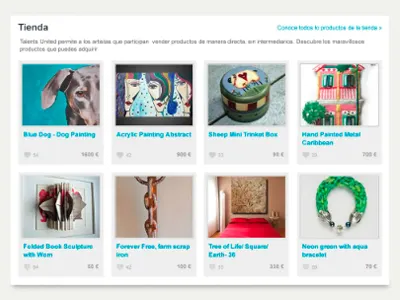 Tienda design interaction shop tienda user experience ux web