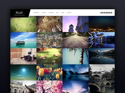 Play Portfolio Template template theme themeforest