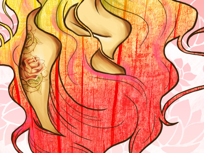 Oh My Lady digital painting photoshop