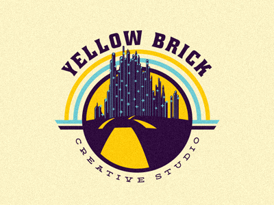 Yellow Brick Creative Studio - Scrapped Logo Concept branding castle deming dorothy emerald city growcase identity logo logo design logo designer oz road wizard of oz yellow brick yellow brick creative studio yellow brick road